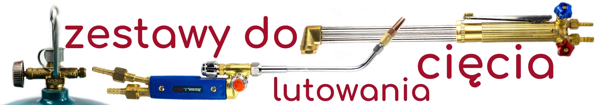 Zestawy do lutowania i cięcia Zestawy do lutowania i cięcia