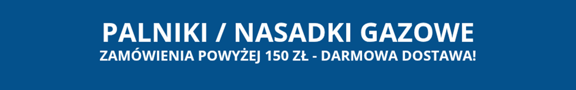 Palniki i nasadki gazowe