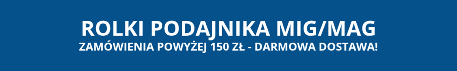 Rolki podajnika MIG/MAG