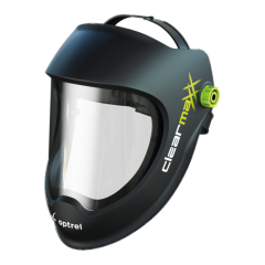 PRZYŁBICA SZLIFIERSKA OCHRONNA OPTREL CLEARMAXX CZARNA (1100.000)