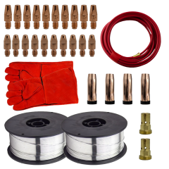 ZESTAW DO SPAWANIA ALUMINIUM MIG/MAG DO UCHWYTU MB 401/501 (AKCESORIA/MATERIAŁY SPAWALNICZE)