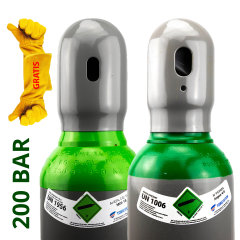 ZESTAW BUTLI GAZOWYCH PEŁNYCH - MIX BUTLA GAZOWA 8L / 200 BAR (ARGON 82% + DWUTLENEK WĘGLA CO2 18% - PEŁNA) + ARGON BUTLA GAZOWA 8L / 200 BAR PEŁNA + GRATIS RĘKAWICE SPAWALNICZE