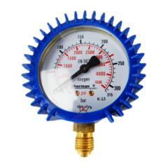 MANOMETR TLENOWY 0-315 BAR Z OSŁONĄ