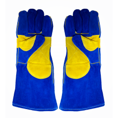 RĘKAWICE SPAWALNICZE MIG/MAG PSW 8121 NIEBIESKIE BLUE (ROZMIAR 11)