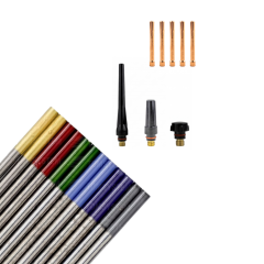 ZESTAW SPAWANIE TIG FI 1,6 (ELEKTRODY WOLFRAMOWE, TULEJKI ZACISKOWE, KORKI)