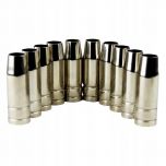 ZESTAW - DYSZA GAZOWA ŁUSKA STOŻKOWA DO UCHWYTU MIG-MAG W STANDARDZIE MB 13/15 (10 SZTUK)