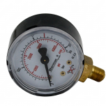 MANOMETR DO REDUKTORA MINI 50mm 20l/min ARGON/DWUTLENEK WĘGLA (AR/CO2) 0-315