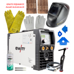ZESTAW DO SPAWANIA TIG - SPAWARKA EWM PICOTIG 200 PULS TG (090-002058-00502) + MATERIAŁY/AKCESORIA SPAWALNICZE (KOMPLET NR 1)
