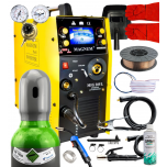 ZESTAW DO SPAWANIA MIG/MAG MIGOMAT - SPAWARKA INWERTOROWA MAGNUM MIG 205L MIGOMAT LUTOSPAWANIE + DRUT SPAWALNICZY SG2 FI 0,8 SZPULA 5KG + AKCESORIA SPAWALNICZE + MIX BUTLA GAZOWA 8L 150 BAR (ARGON 82% + CO2 18% - PEŁNA) + REDUKTOR GAZOWY (KOMPLET NR 2)