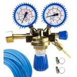 ZESTAW – OSPRZĘT GAZOWY TLENOWY (REDUKTOR GAZOWY TLEN, WĄŻ TLENOWY, OPASKI NA WĄŻ)