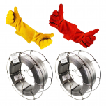 ZESTAW SPAWANIE MIG/MAG DO MIGOMATU (DRUT SPAWALNICZY NIEMIEDZIOWANY ESAB OK ARISTOROD FI 1,0 12.50, RĘKAWICE SPAWALNICZE ROZMIAR 10, GRATIS RĘKAWICE SPAWALNICZE ROZMIAR 9)