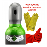 ZESTAW DO SPAWANIA MIG/MAG MIGOMAT - MIX BUTLA PEŁNA 8L 150 BAR (ARGON + CO2) + RĘKAWICE SPAWALNICZE ROZMIAR 10 + GRATIS RĘKAWICE SPAWALNICZE ROZMIAR 9